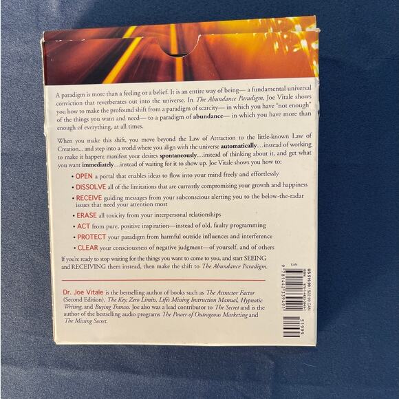 Abundance Paradigm by Joe Vitale Audio Book CDs Excellent Condition - Picture 2 of 9